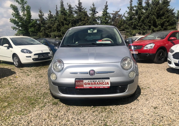 Fiat 500 cena 18500 przebieg: 148000, rok produkcji 2009 z Bychawa małe 497